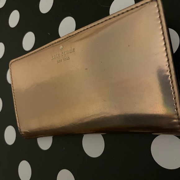 Kate Spade Pink Iridescent Wallet - Picture 4 of 5
